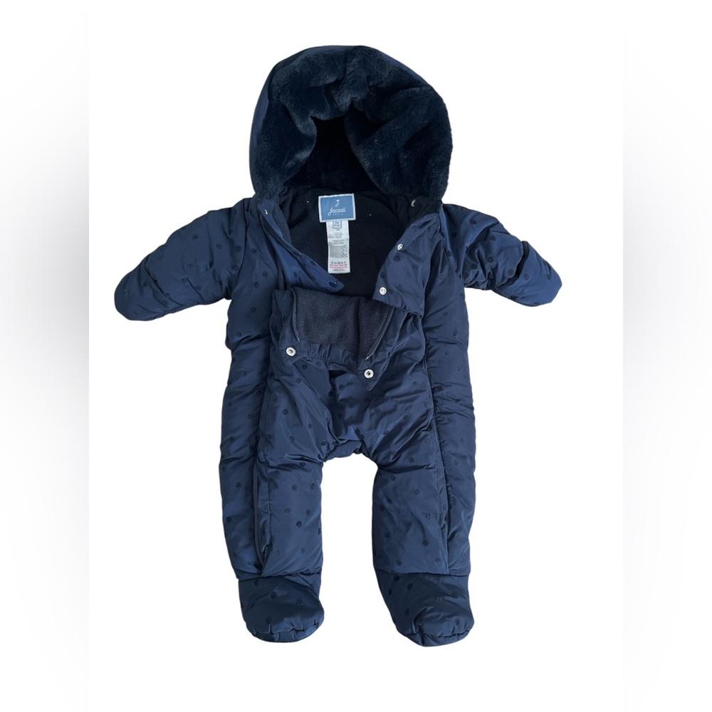 Jacadi Midnight Blue Baby Footie